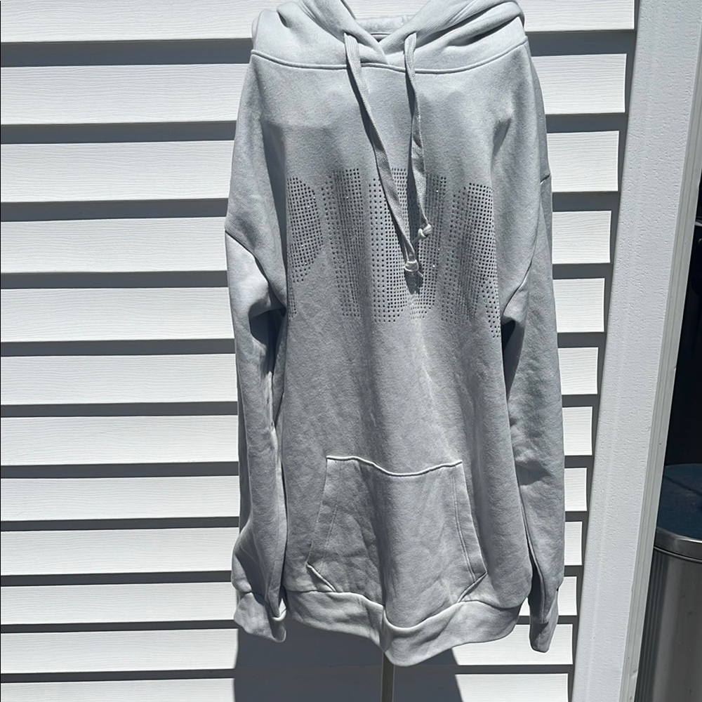 PINK Victoria's Secret Light Gray Hoodie